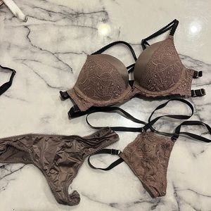 COPY - Brown lingerie set